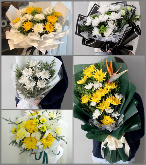 安徽宿州市萧县大屯镇郭阁村白事花束代送